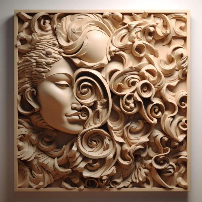 نموذج ثلاثي الأبعاد لآلة CNC 3D Art 